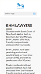 Mobile Screenshot of bhmlawyers.com.au